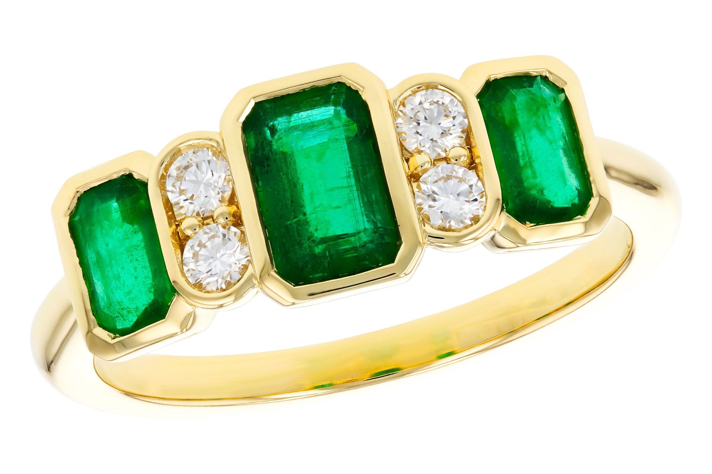 K321-65683: LDS RG 1.04 TW EMERALD 1.19 TGW