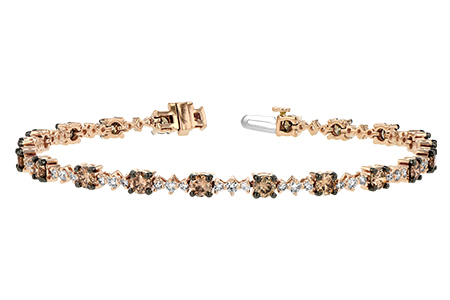 L234-42038: BRACELET 3.05 BROWN DIA 4.10 TW
