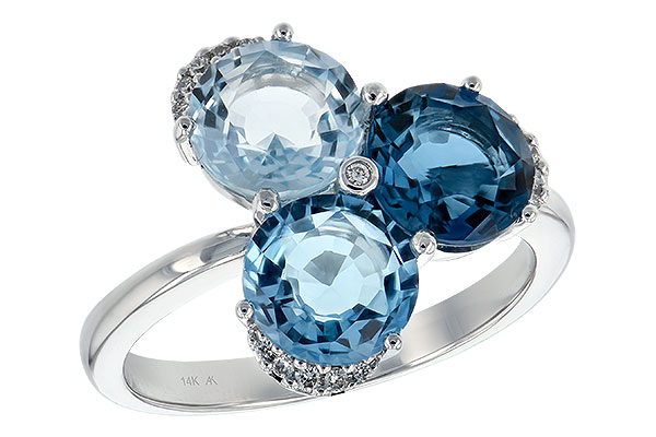 L235-28447: LDS RG 4.02 BLUE TOPAZ 4.07 TGW