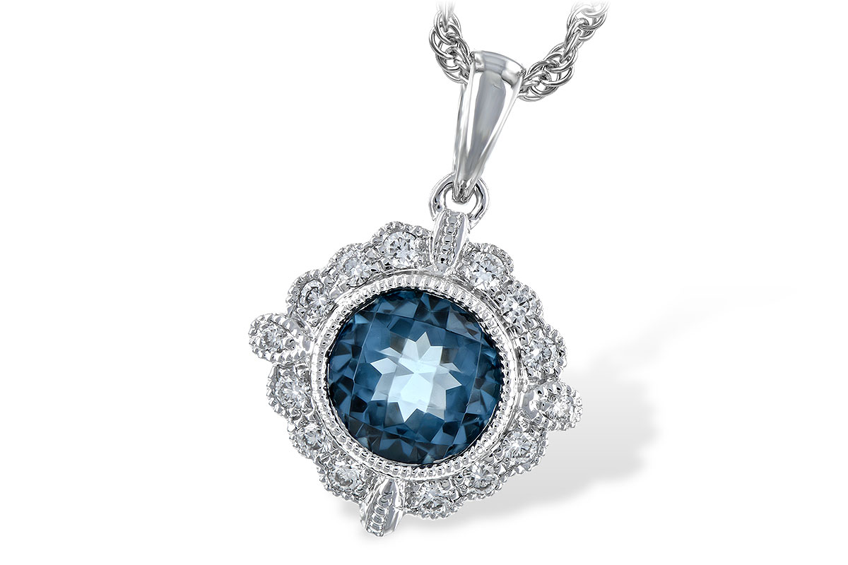 L235-30229: NECK .98 BLUE TOPAZ 1.10 TGW