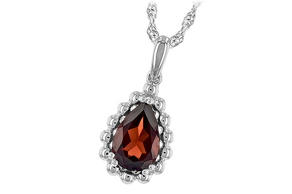 L235-31165: NECKLACE 1.38 CT GARNET