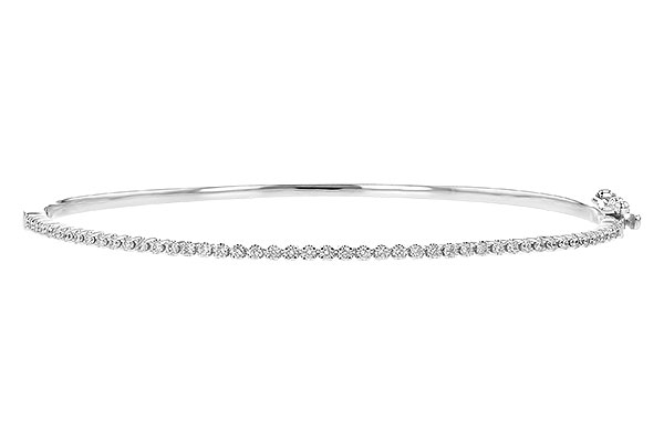 L236-26620: BANGLE BRACELET .50 TW