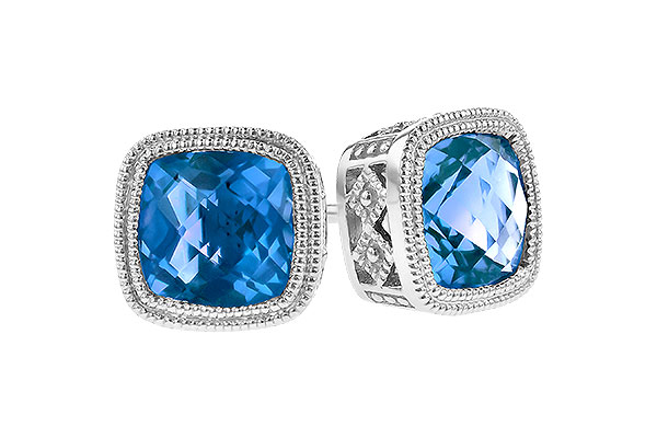 L318-92001: EARR 2.20 TW BLUE TOPAZ
