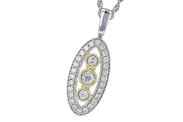 L318-92074: NECKLACE .34 TW