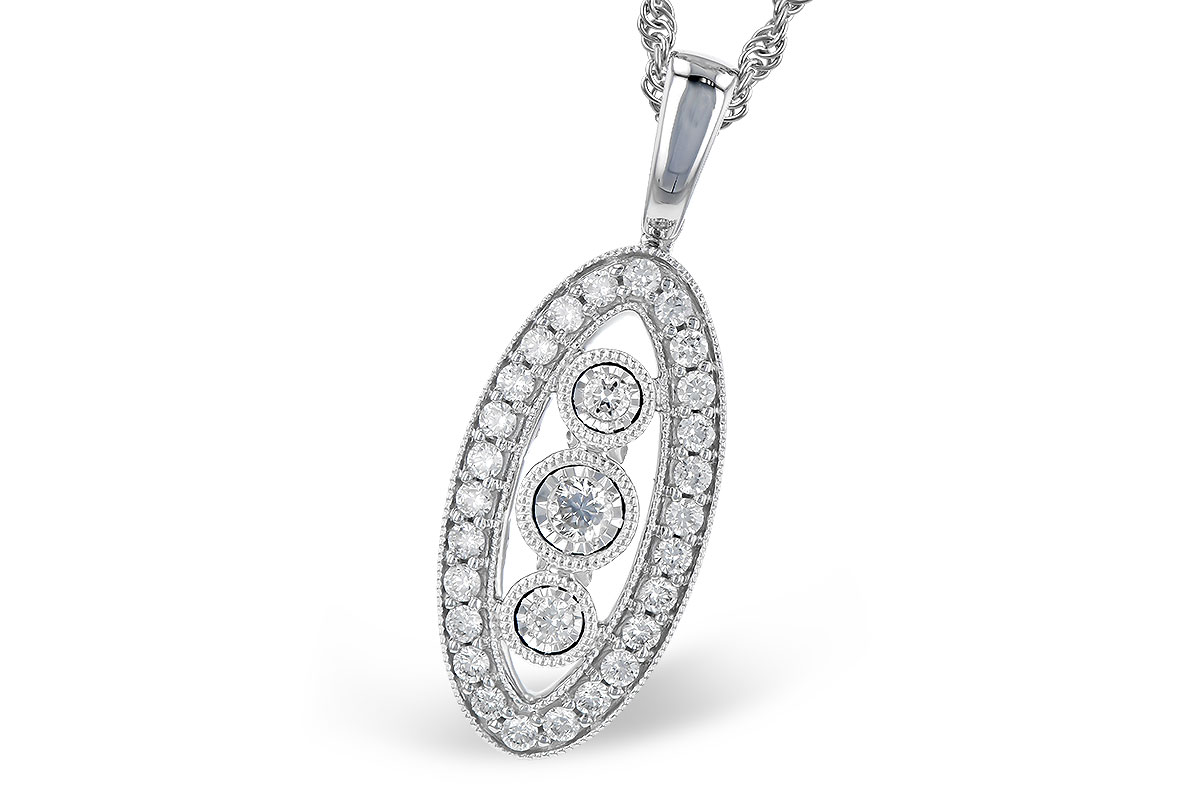 L318-92074: NECKLACE .34 TW