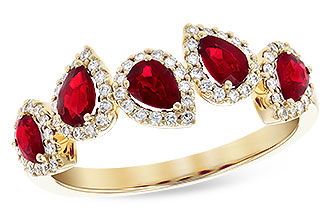 L318-92965: LDS RG .90 TW RUBY 1.14 TGW