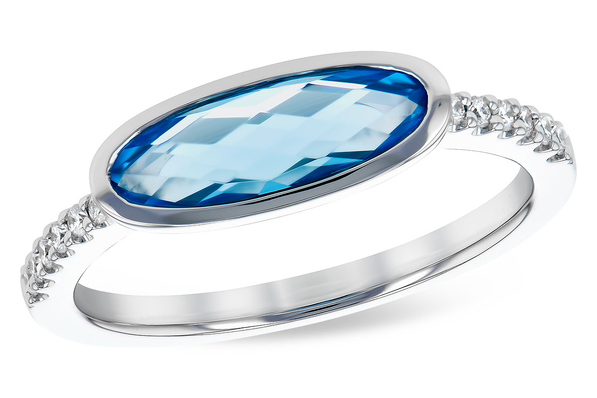 L318-93883: LDS RG 1.30 BLUE TOPAZ 1.40 TGW