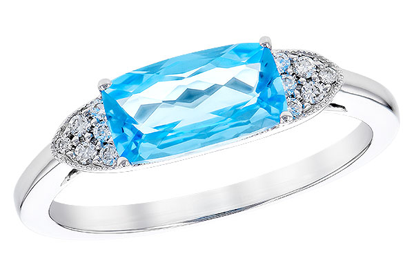 L319-82001: LDS RG 1.44 BLUE TOPAZ 1.52 TGW