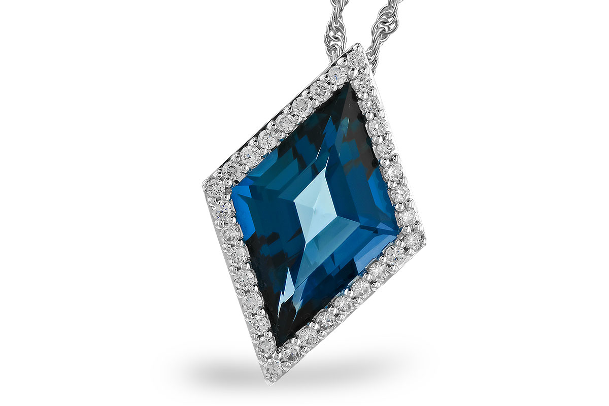 L319-88429: NECK 3.04 LONDON BLUE TOPAZ 3.20 TGW