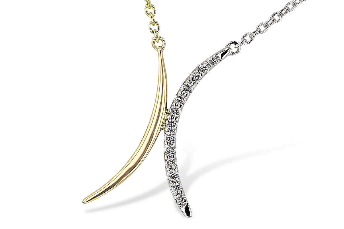 L320-72938: NECKLACE .14 TW (18")