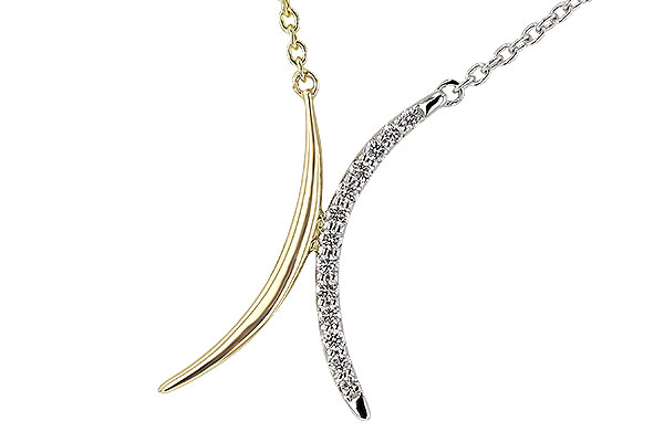 L320-72938: NECKLACE .14 TW (18")