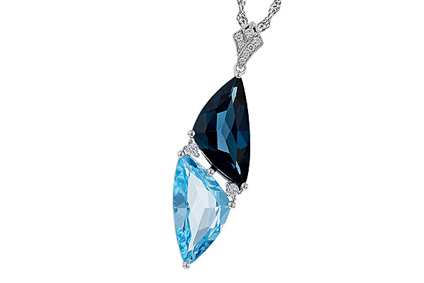 L320-74774: NECK 6.87 BLUE TOPAZ 6.97 TGW