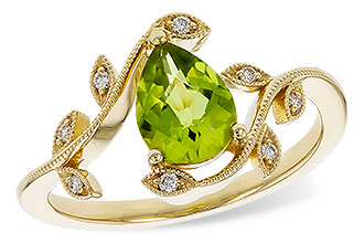 L320-74792: LDS RG 1.16 PERIDOT 1.22 TGW (8x6MM PER)