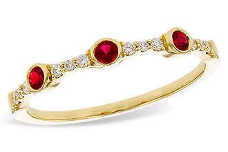 L320-75683: LDS WED RG .15 RUBY .24 TGW
