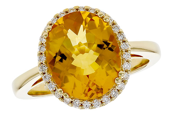 L320-75692: LDS RG 3.85 CITRINE 4.05 TGW (12x10MM OV)