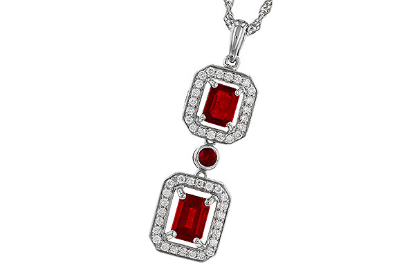 L320-76629: NECK 1.22 TW RUBY 1.43 TGW
