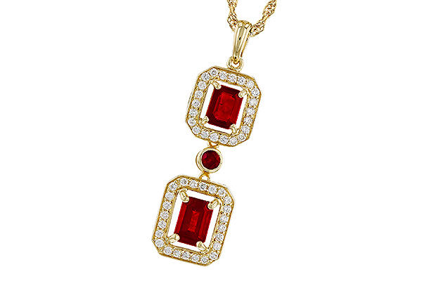 L320-76629: NECK 1.22 TW RUBY 1.43 TGW