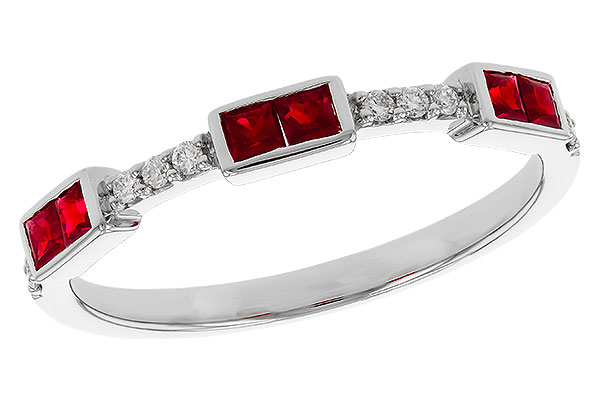L320-77456: LDS WED RG .34 RUBY .41 TGW