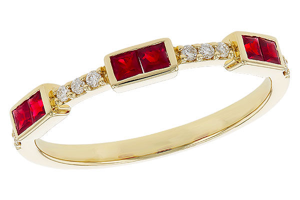L320-77456: LDS WED RG .34 RUBY .41 TGW