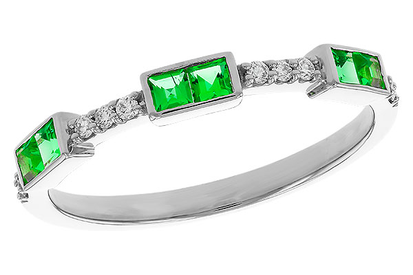 L320-77520: LDS WED RG .23 TW EMERALD .30 TGW