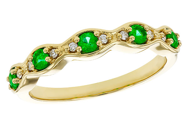 L320-81101: LDS WED RG .21 TW EMERALD .27 TGW