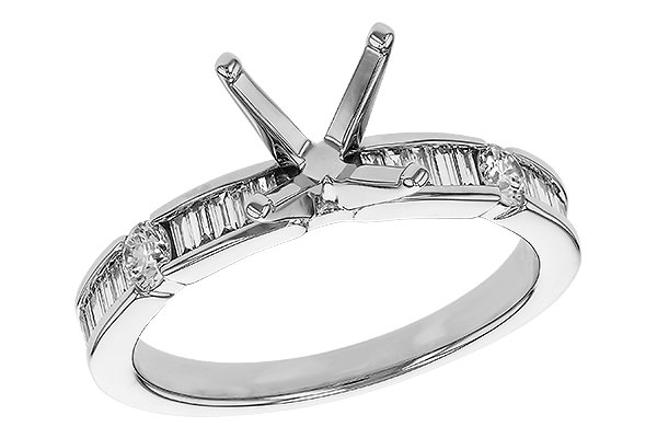 L320-81165: LDS SEMI DIA RG .23 TW BAG .40 TW