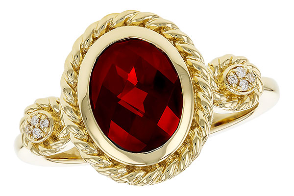 L321-63856: LDS RG 2.10 GARNET 2.12 TGW (9x7MM GAR)