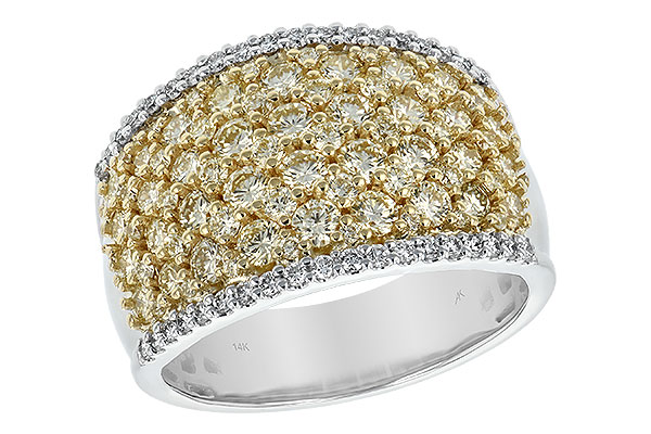 M235-29310: LDS DIA WED RG 1.82 YELLOW DIAS 2.02 TW