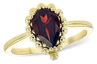 M235-31165: LDS GARNET RING 1.38 CT