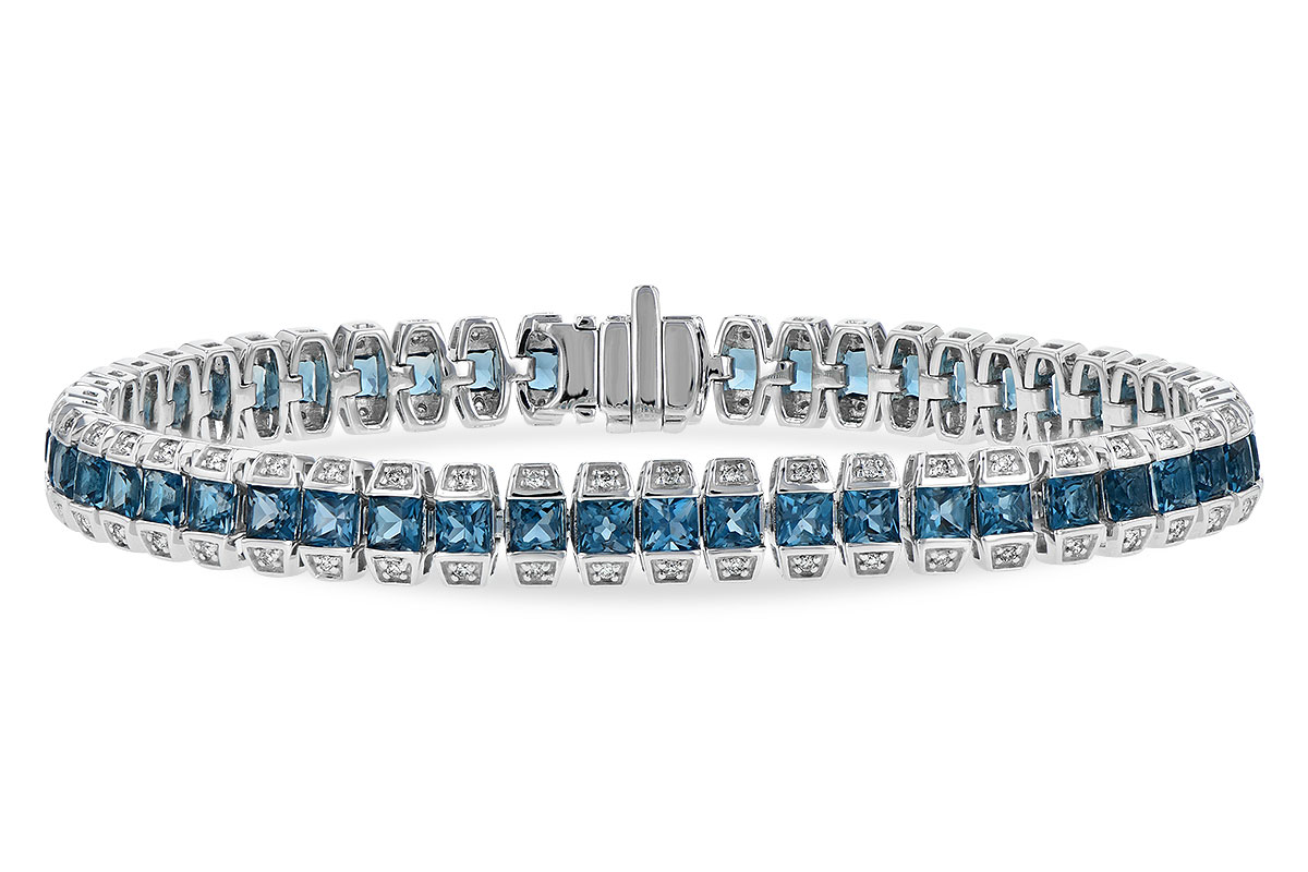 M236-18447: BRACELET 8.58 LONDON BLUE TOPAZ 9.03 TGW