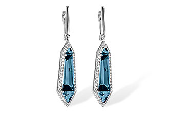 M236-21101: EARR 5.25 LONDON BLUE TOPAZ 5.67 TGW