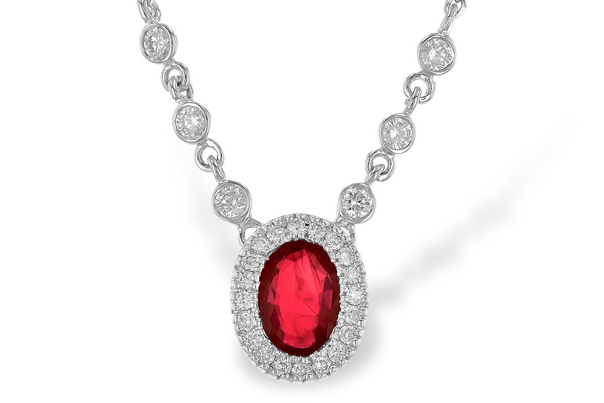 M236-24738: NECK .70 RUBY .94 TGW (17")