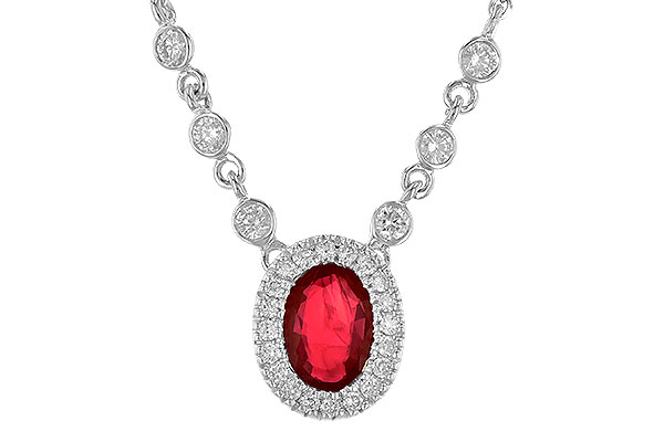 M236-24738: NECK .70 RUBY .94 TGW (17")
