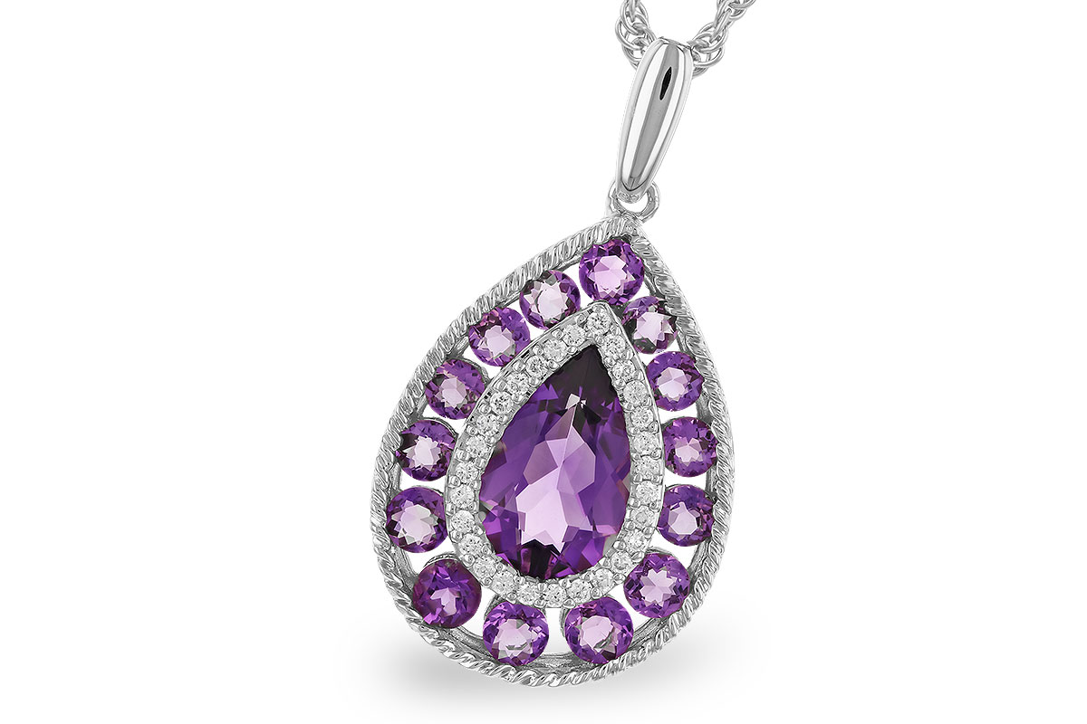 M319-89283: NECK 1.95 TW AMETHYST 2.05 TGW