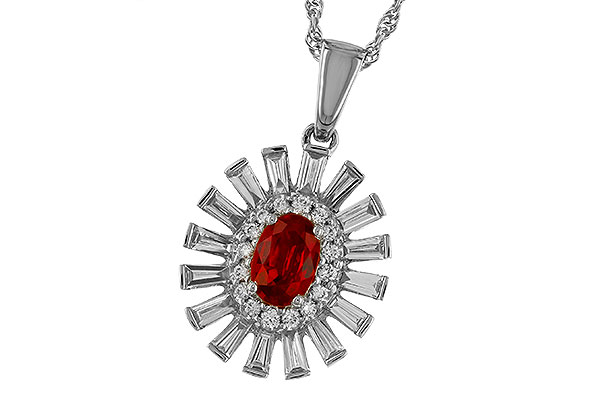 M319-89301: NECK .58 RUBY TW 1.10 TGW (6x4MM RUBY)