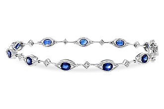 M320-73892: BRACELET 2.31 SAPPHIRE 2.50 TGW (7")