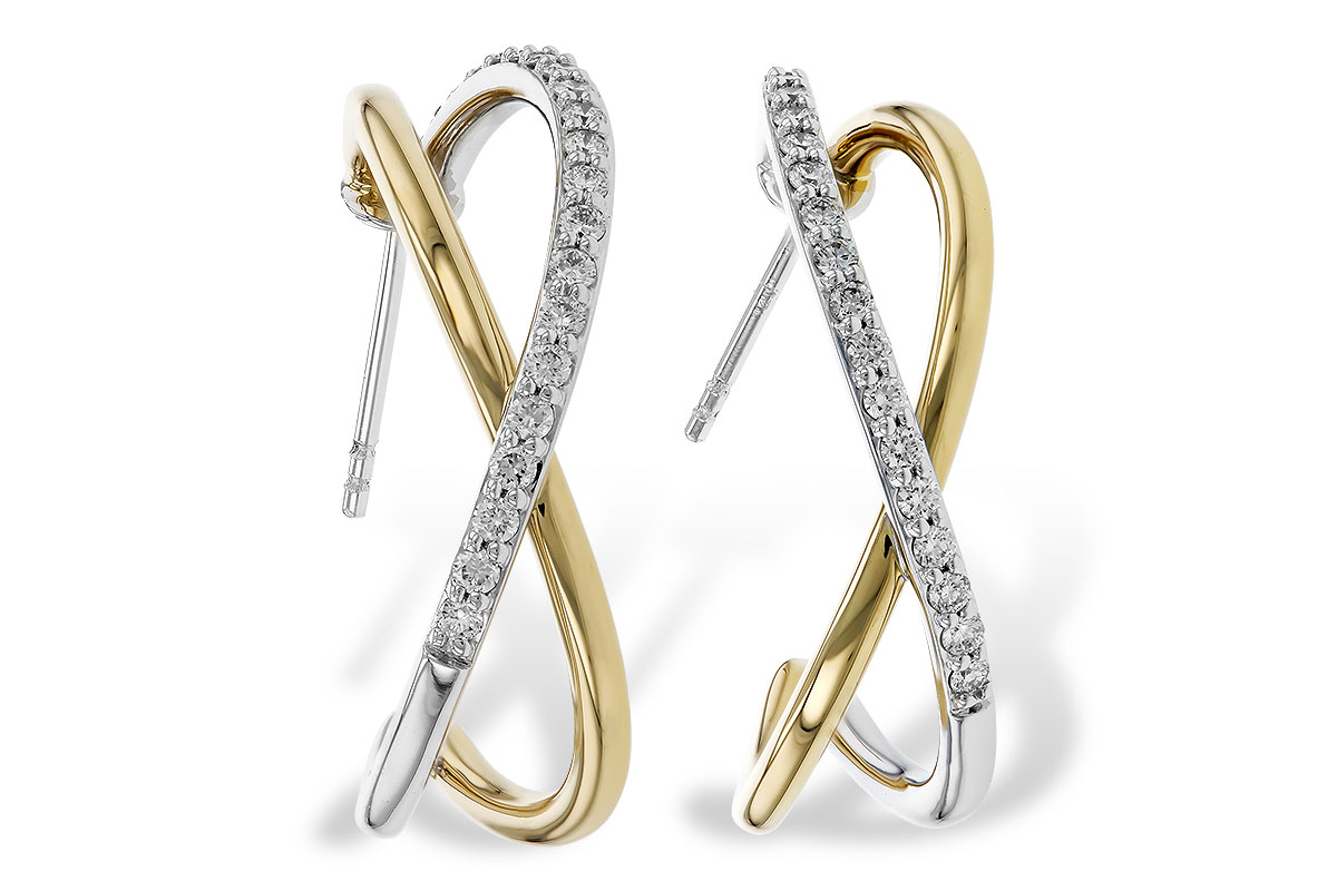 M320-74801: EARRINGS .50 TW