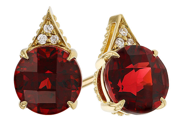 M320-79292: EARR 2.08 TW GARNET 2.10 TGW (6MM RD)