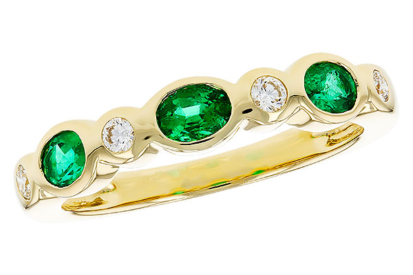 M321-63883: LDS WED RG .43 EMERALD .56 TGW